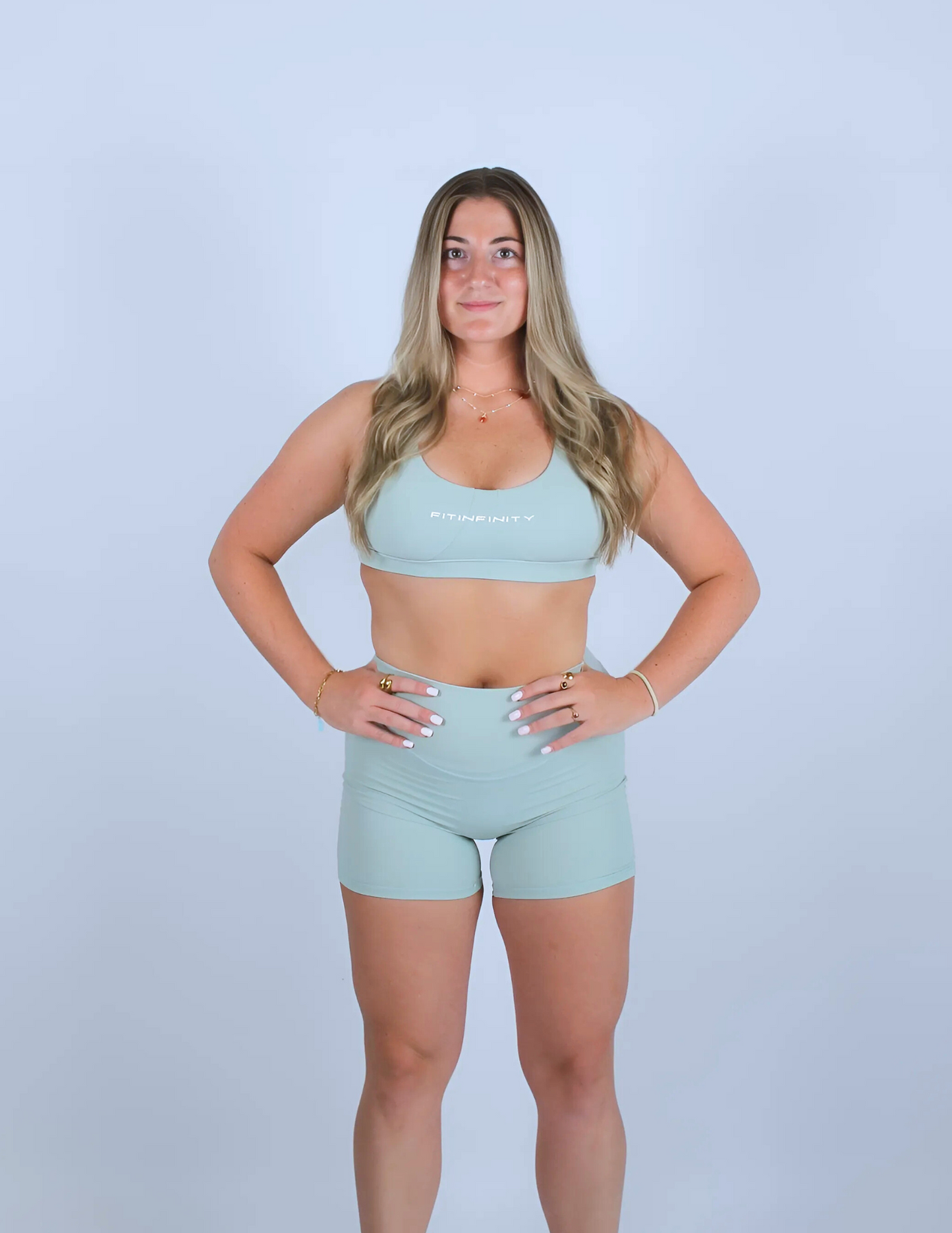 High-Waisted Biker Shorts