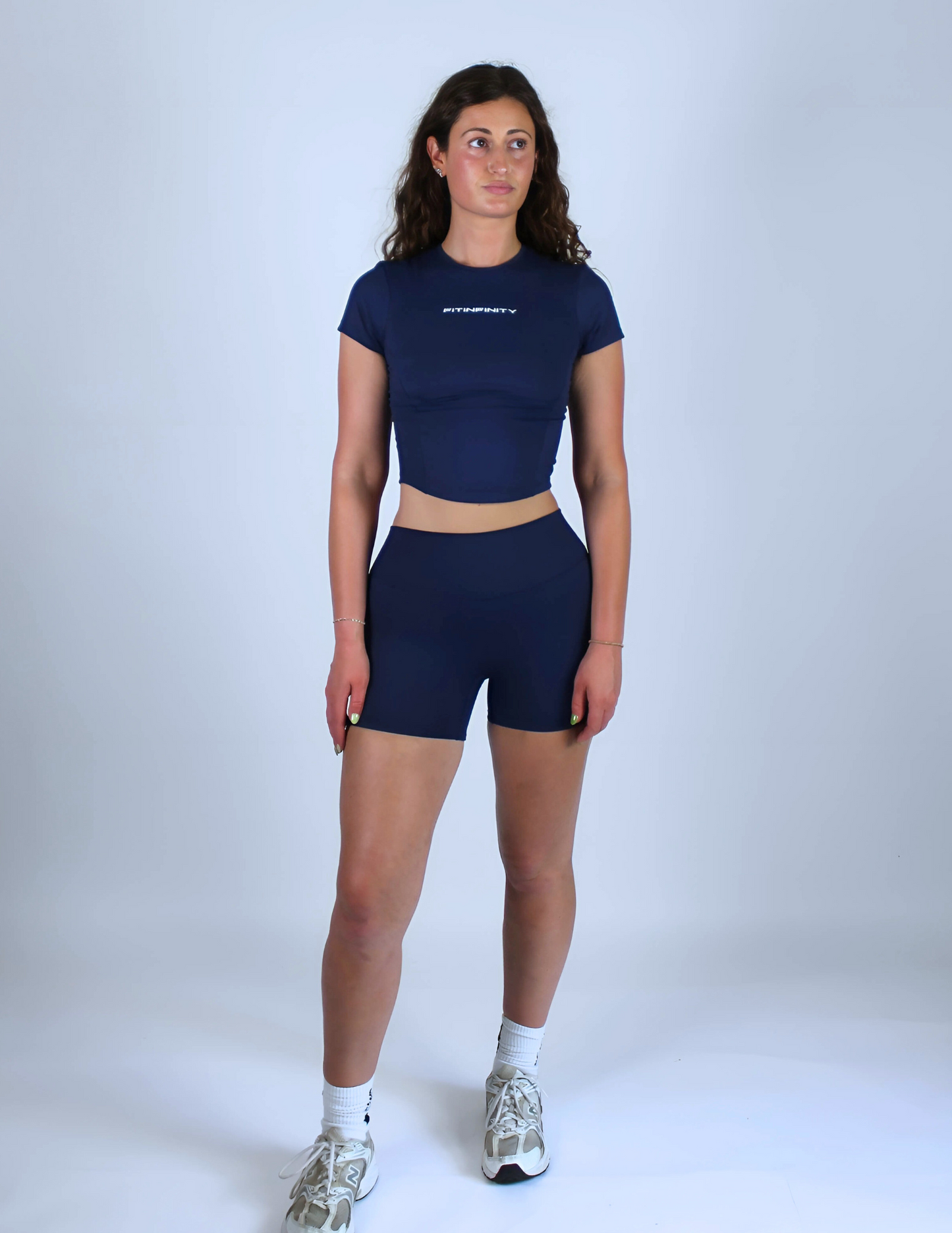 FitInfinity Short-Sleeved Crop Top
