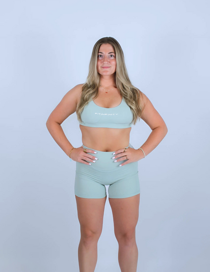 High-Waisted Biker Shorts