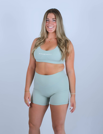 High-Waisted Biker Shorts
