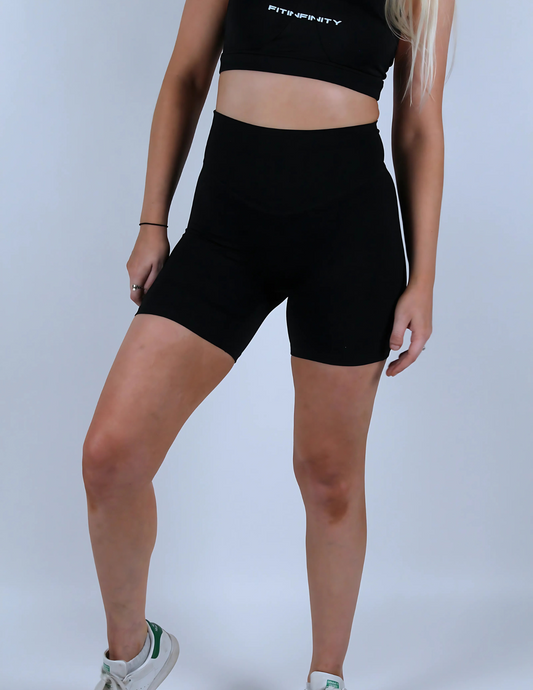 High-Waisted Biker Shorts