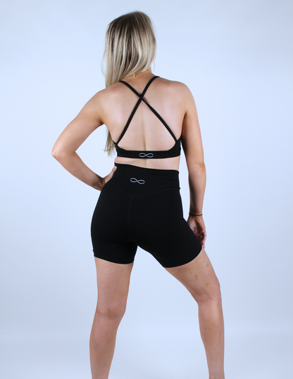 High-Waisted Biker Shorts